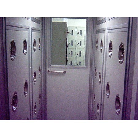 Double air shower room